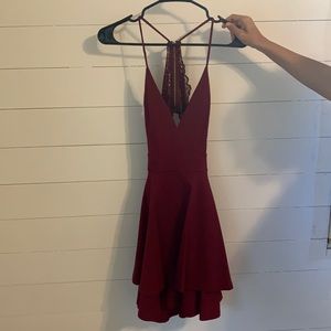 Red dress